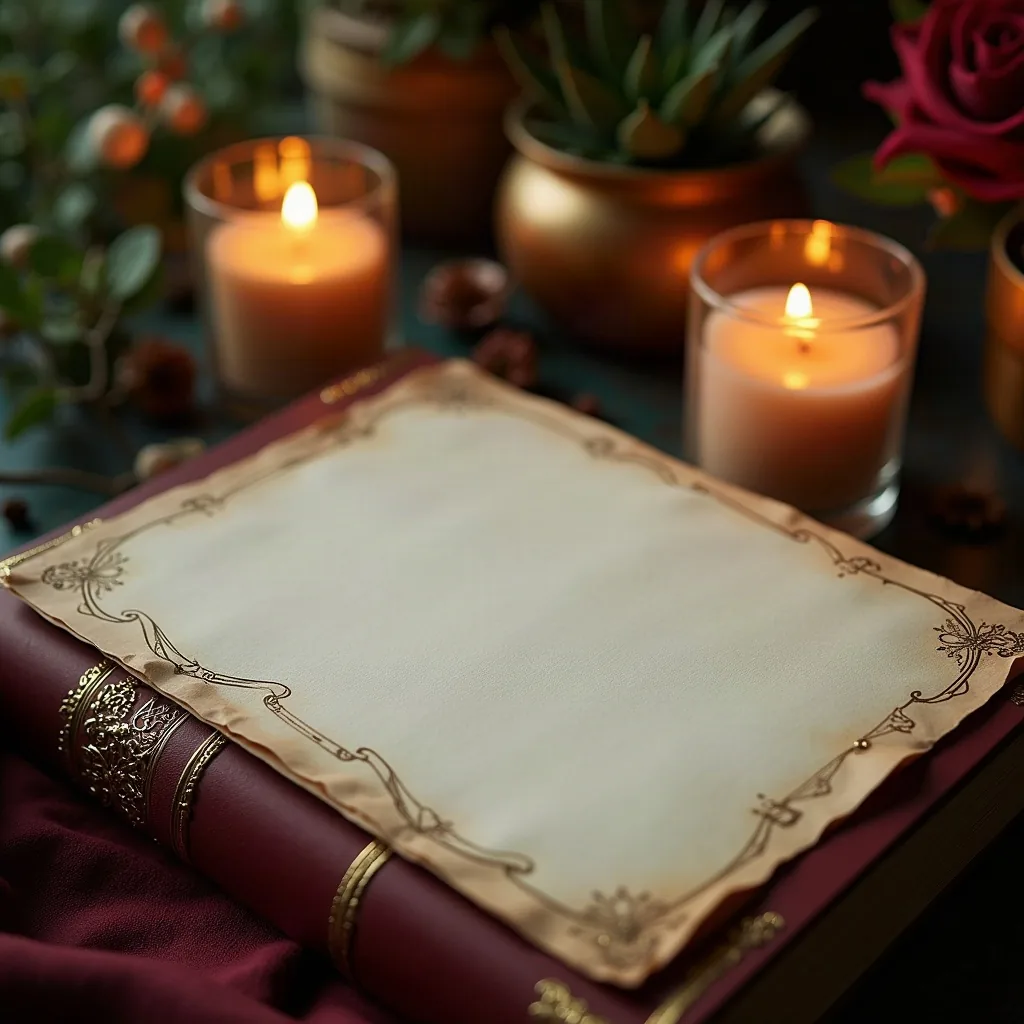 Concepto: La invitación para una boda mágica (IA)