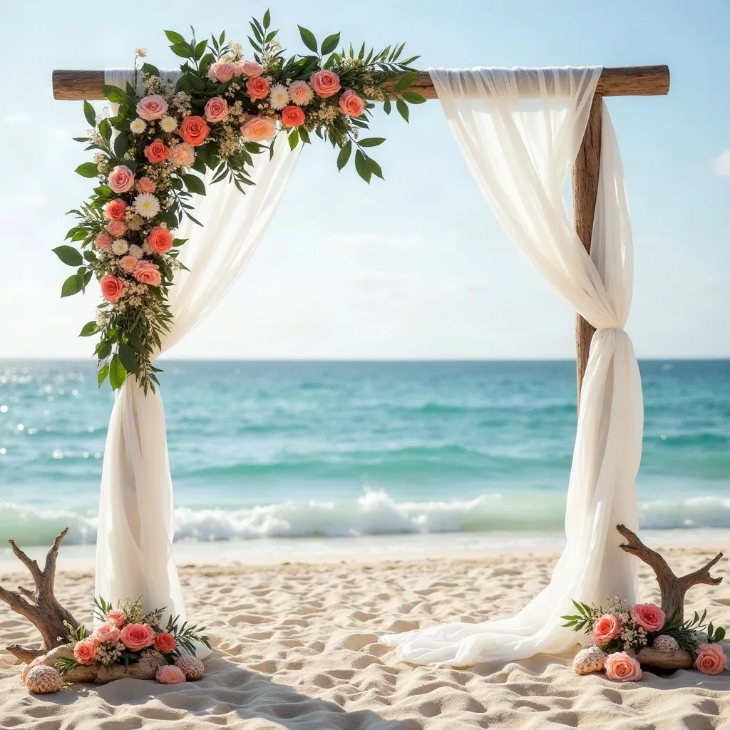 Concepto de Boda en la Playa: Arena, salitre y atardecer